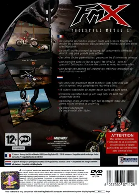 Freestyle Metal X box cover back